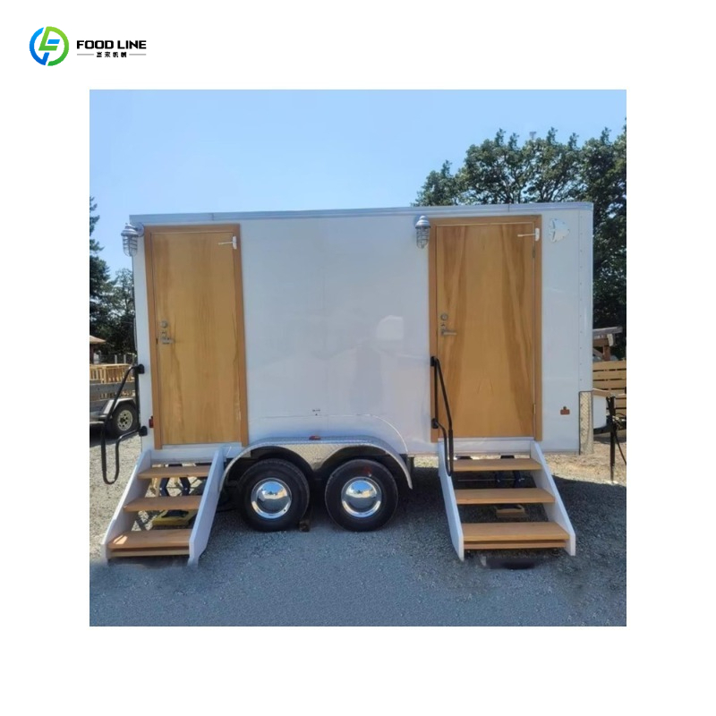 Outdoor Camping Events 2026 - รถห้องน้ำเคลื่อนที่แบบพกพา ปี 2026 พร้อมฝักบัว ระบบควบคุมอุณหภูมิ สำหรับตั้งแคมป์