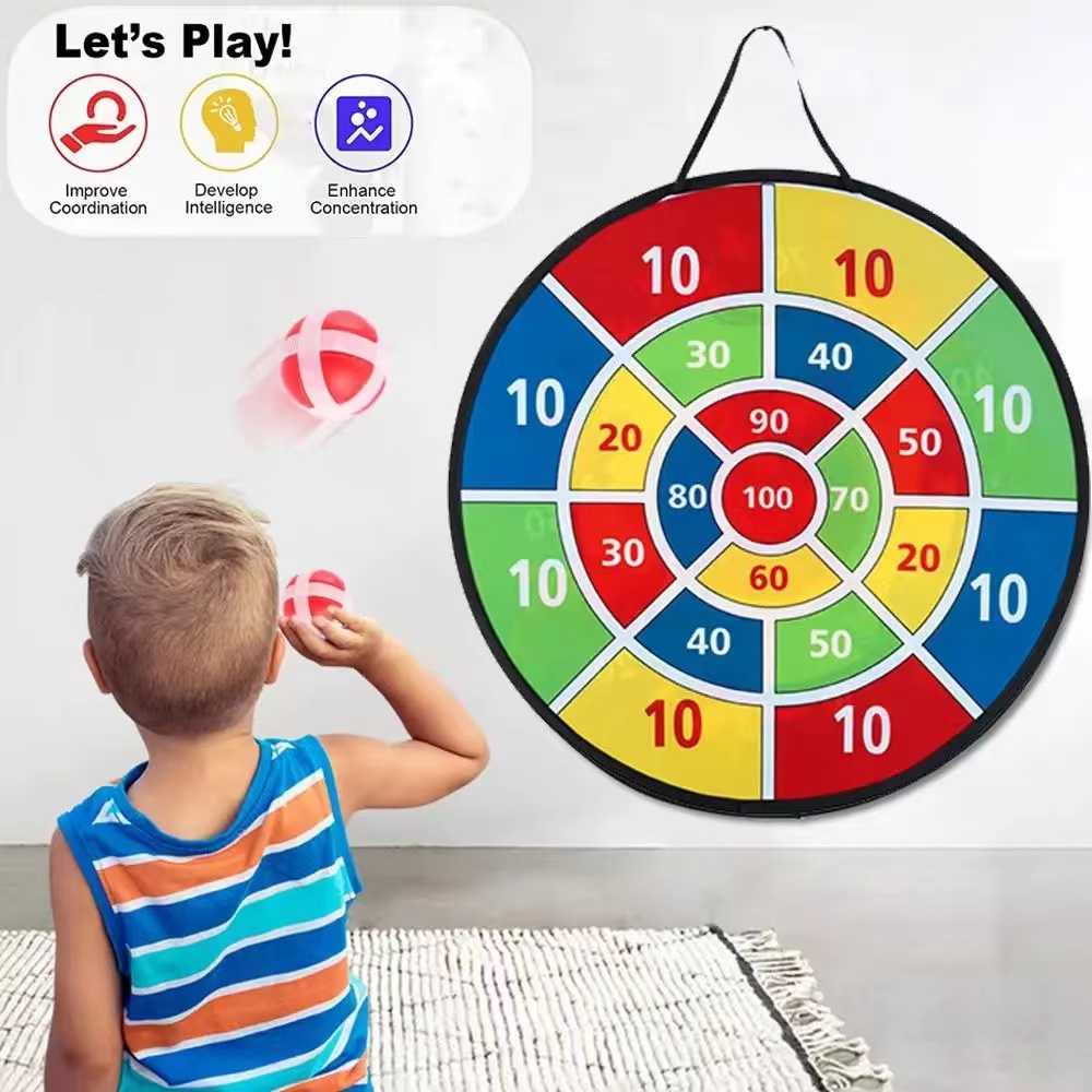 Outdoor Camping Games For Kids - เด็ก Sticky Ball 74 ซม.ขนาดใหญ่ DART