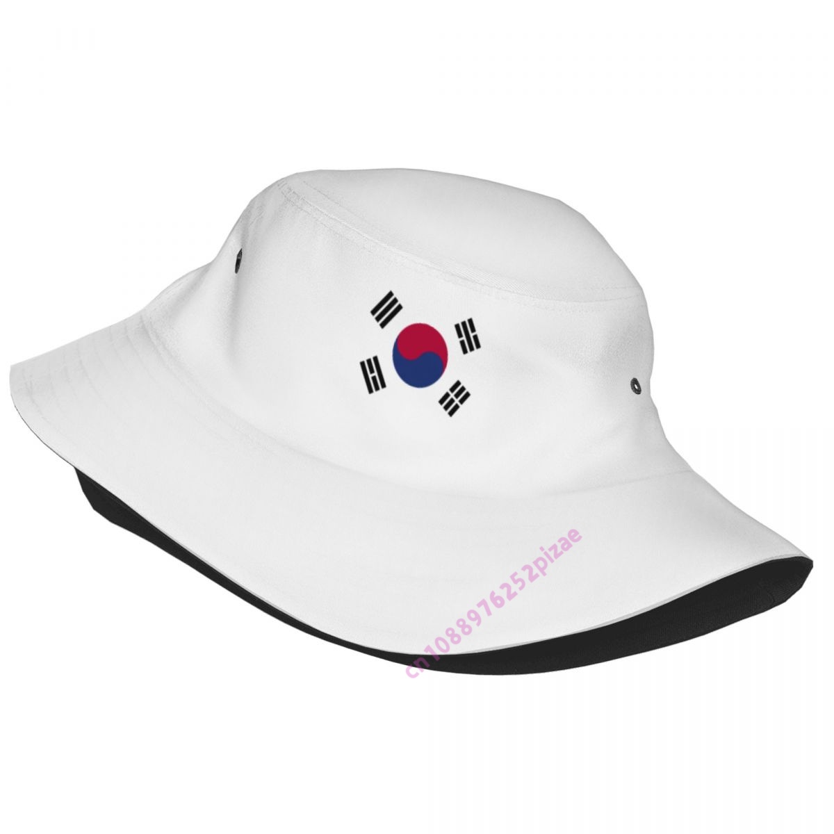 Outdoor Camping Korea - เกาหลีใต้ 3D ธงชายหญิงฟุตบอลหมวกกันแดดกลางแจ้งหมวกตาข่ายระบายอากาศได้ดีสำหรับชาวประมงตั้งแคมป์เดินป่า