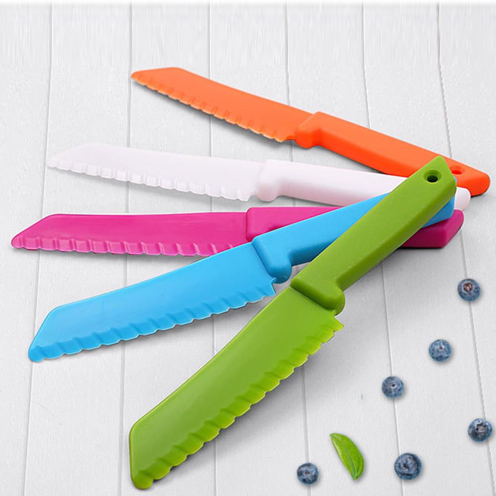 Outdoor Camping Activities - ชุดอุปกรณ์ครัวพลาสติกสำหรับเด็ก 1 ชิ้น มีเขียง มีด ปลอดภัยสำหรับเด็ก