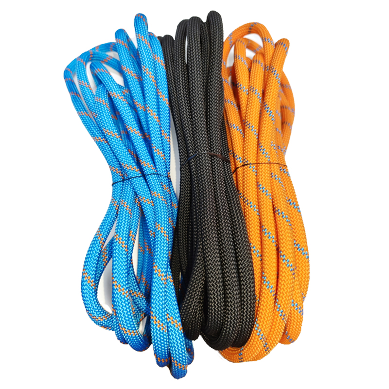 Outdoor Camping Extension Cord - เชือกพาราคอร์ดสีน้ำเงิน-ส้ม เส้นผ่านศูนย์กลาง 10 มม. ความยาว 5