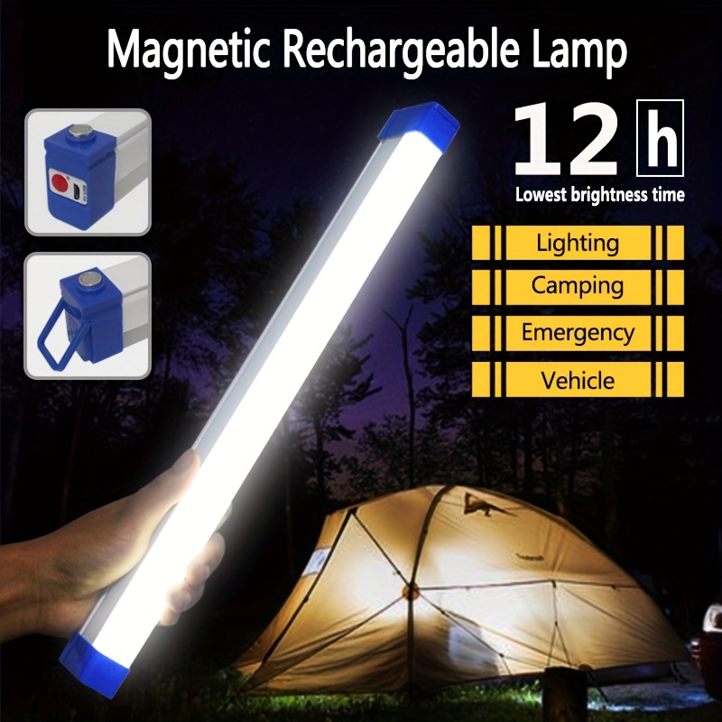 Outdoor Camping Decor - ไฟฉาย LED สว่างเป็นพิเศษ ชาร์จผ่าน USB ได้