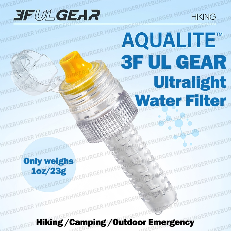 Outdoor Camping Essential Gear - 3F UL GEAR เครื่องกรองน้ำแบบพกพาขนาดเล็ก ขวดกรองน้ำสำหรับตั้งแคมป์กลางแจ้ง เดินป่า