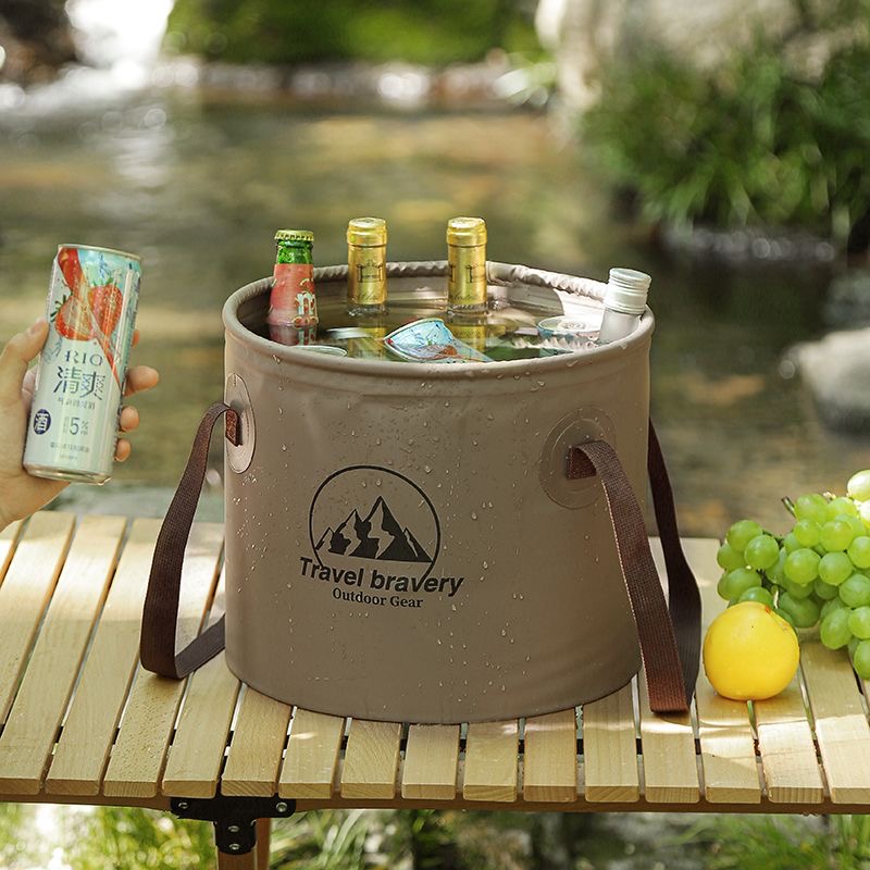 Outdoor Camping Outlet - ถังพับได้สำหรับรถยนต์ กันน้ำ อ่างล้างหน้าพับได้ อ่างพับได้สำหรับเดินทาง แคมป์ปิ้ง เดินป่า