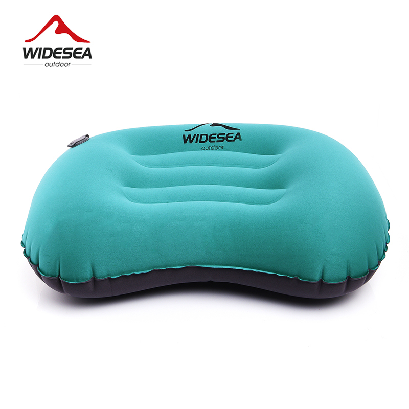Camp Pillow Compressible - Widesea แบบพกพา Inflatable หมอนอุปกรณ์อัดลมพับ Air Cushion