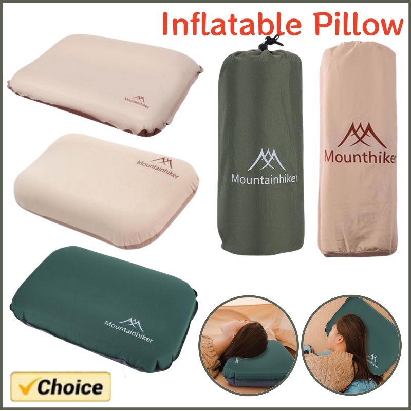 Camp Pillow Compressible - แบบพกพา 3D Ultralight Self Inflating หมอนนอน