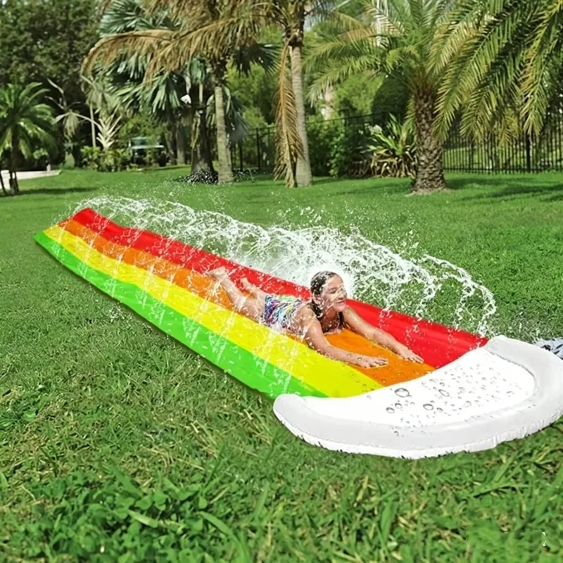 Outdoor Camping Games For Kids - ของเล่นน้ำเป่าลมกลางแจ้งสำหรับฤดูร้อน สไลเดอร์น้ำ สระว่ายน้ำ ศูนย์เกมสนามหลังบ้าน สำหรับผู้ใหญ่ เด็ก