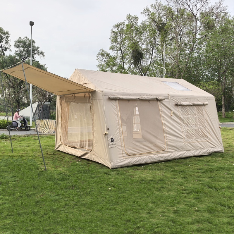 Outdoor Camping Australia - เต็นท์แคมป์ปิ้งเป่าลมสำหรับใช้งานกลางแจ้ง ผลิตในจีน สำหรับออสเตรเลีย แบบสองห้องนอนหนึ่งห้องโถง