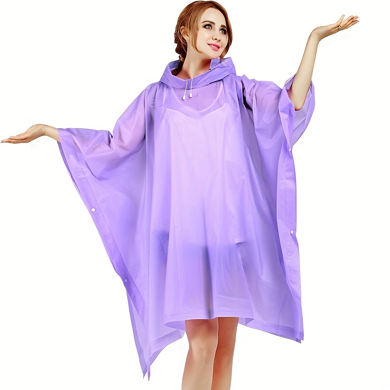 Rain Ponchos สําหรับผู้ใหญ่สํา - Camping Outdoor Clothing บทวิจารณ์และราคา