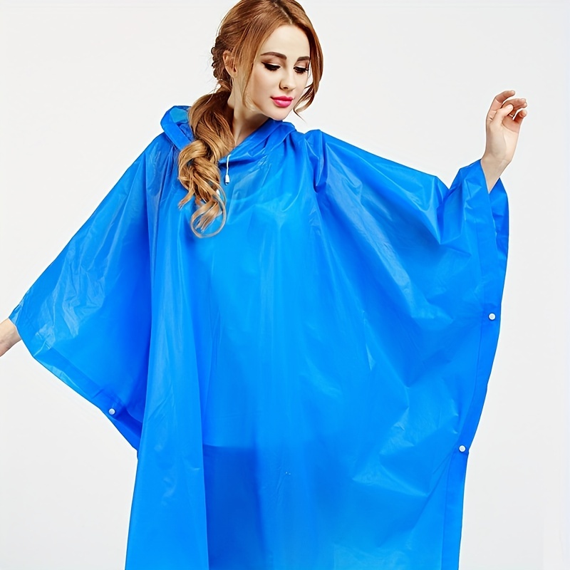 Rain Ponchos สําหรับผู้ใหญ่สํา - Camping Outdoor Clothing บทวิจารณ์และราคา