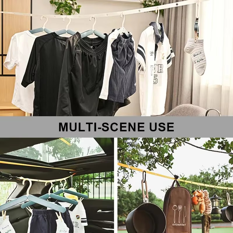 ราวตากผ้าพกพาแบบยืดหดได้ 3.6 เ - Camping Outdoor Clothing บทวิจารณ์และราคา