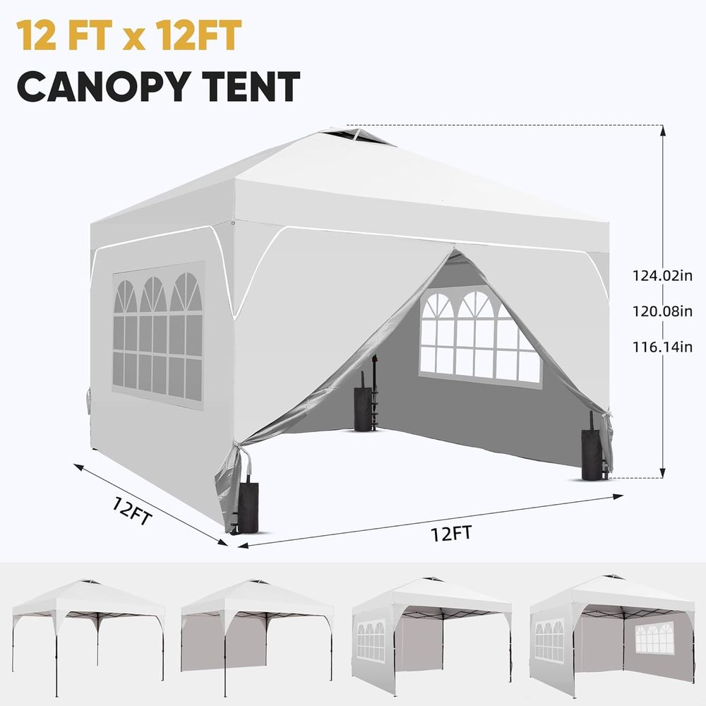 เต็นท์ 1212T พร้อมระบบติดตั้งแ - Outdoor Camping Gazebo บทวิจารณ์และราคา