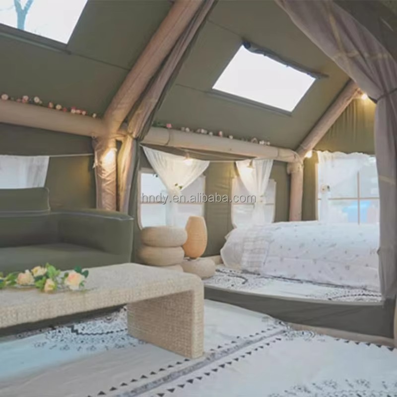 เต็นท์แคมป์ปิ้งกลางแจ้งแบบเป่า - Outdoor Camping Gazebo บทวิจารณ์และราคา