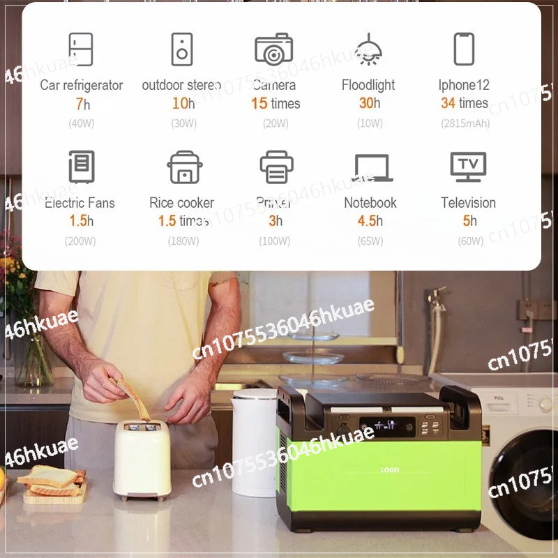 สถานีพลังงานสำรองแบบพกพา 1500  - Outdoor Camping Outlet บทวิจารณ์และราคา