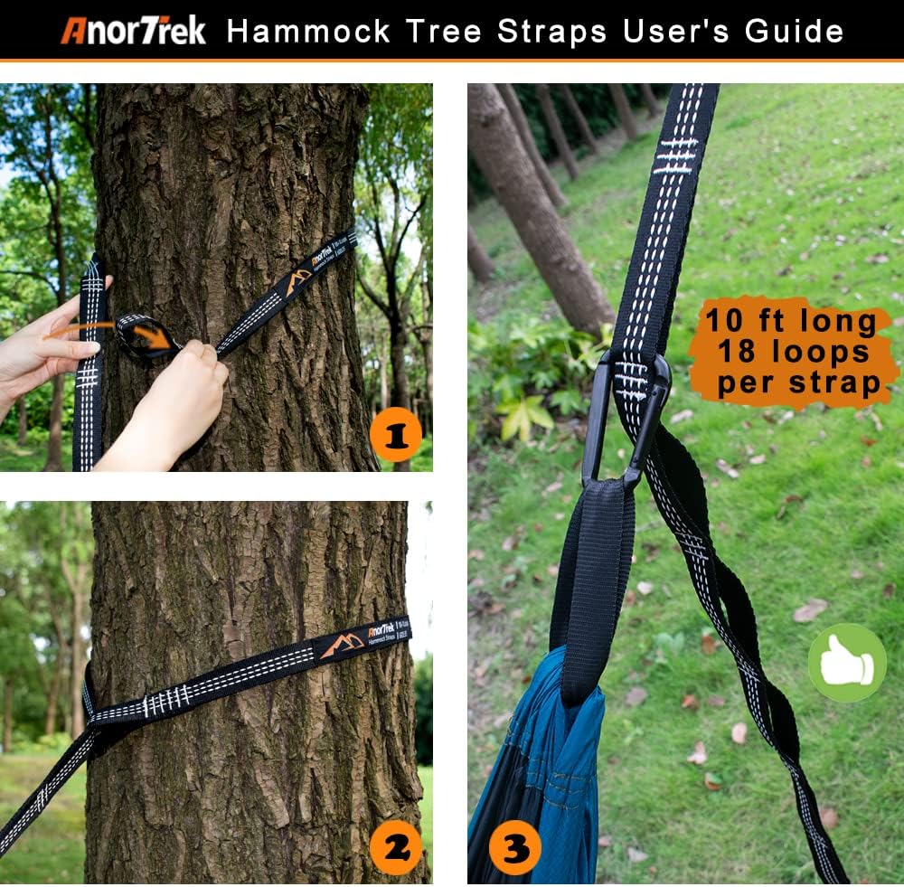 เปลญวนสำหรับตั้งแคมป์แบบคู่พร้ - Camping Hammock บทวิจารณ์และราคา