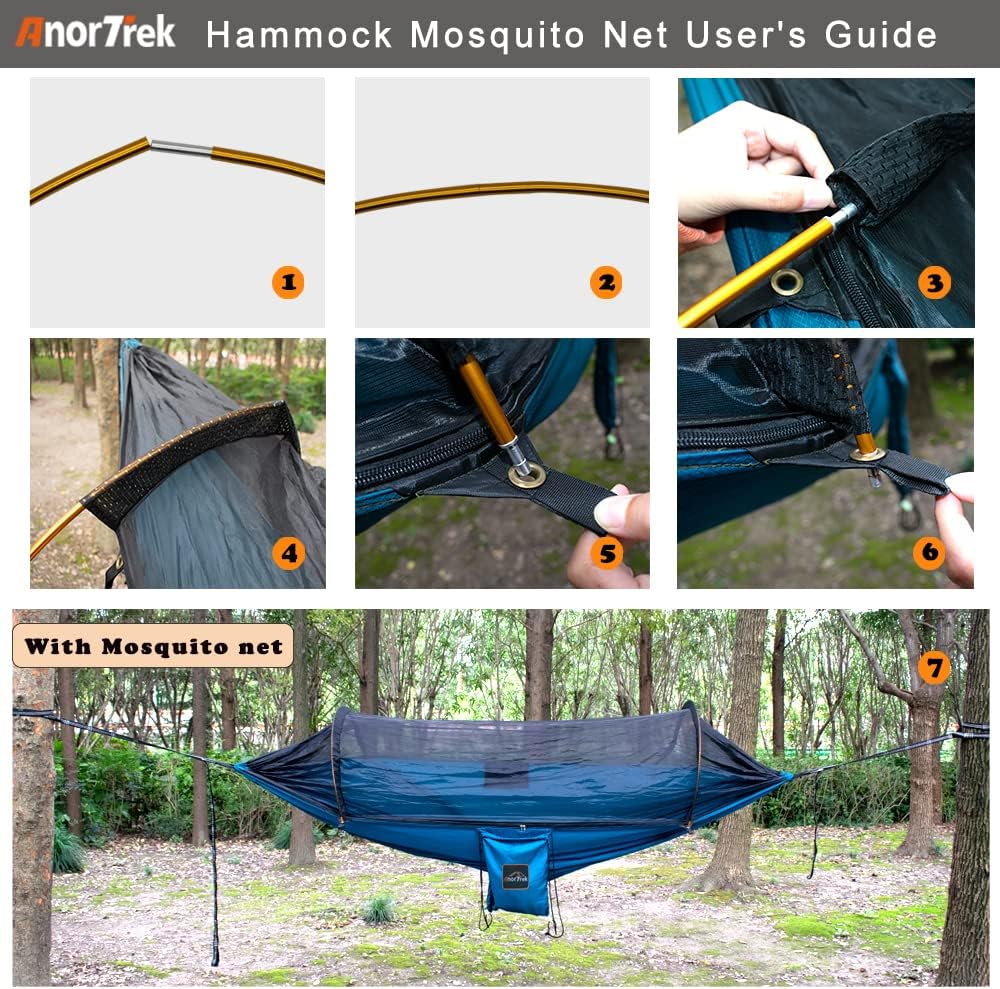 เปลญวนสำหรับตั้งแคมป์แบบคู่พร้ - Camping Hammock บทวิจารณ์และราคา