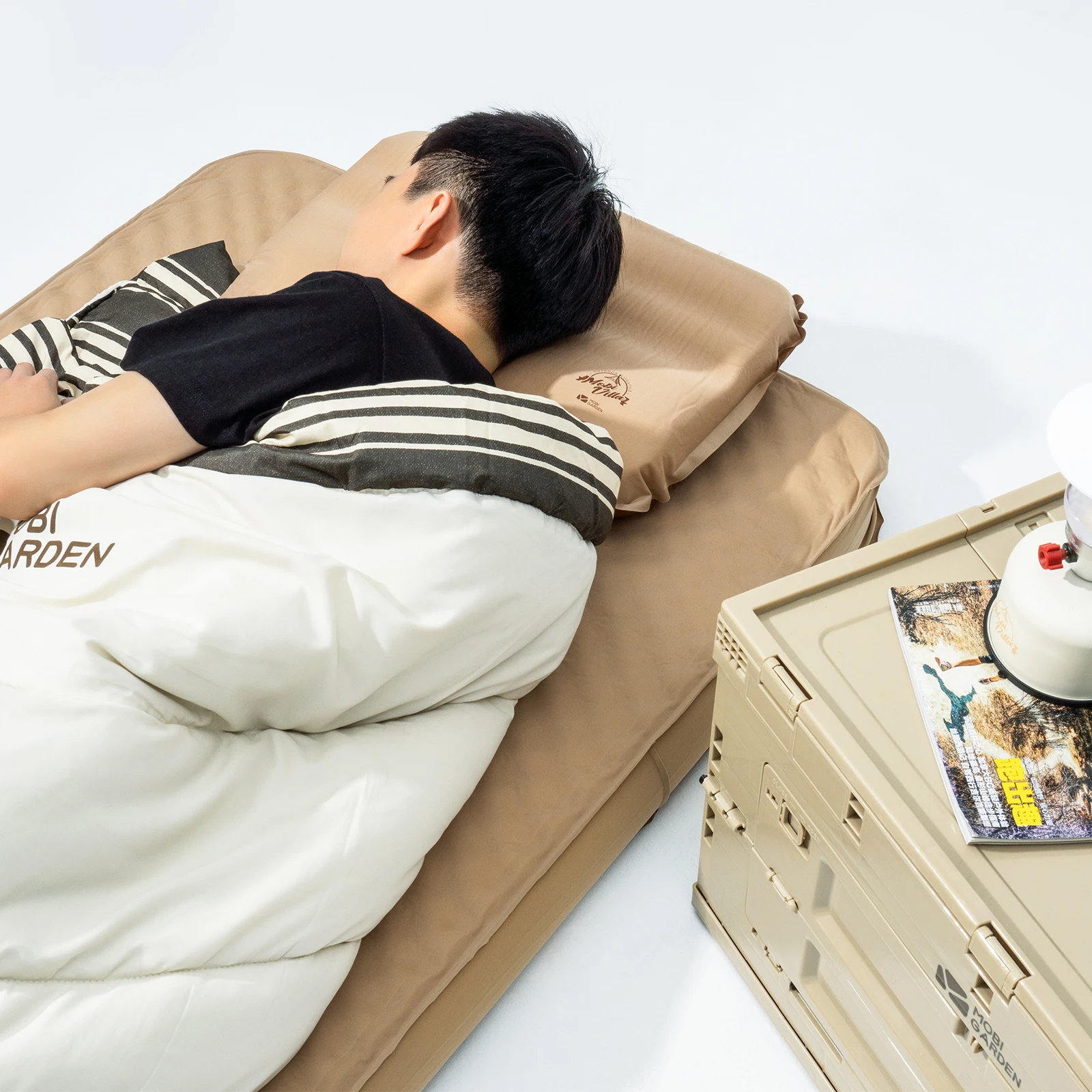 หมอนเป่าลมพกพา MOBI GARDEN รุ่ - Camp Pillow Compressible บทวิจารณ์และราคา