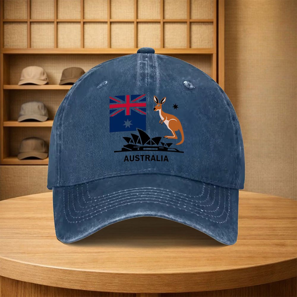 หมวกเบสบอลลายธงออสเตรเลียลายจิ - Outdoor Camping Australia บทวิจารณ์และราคา