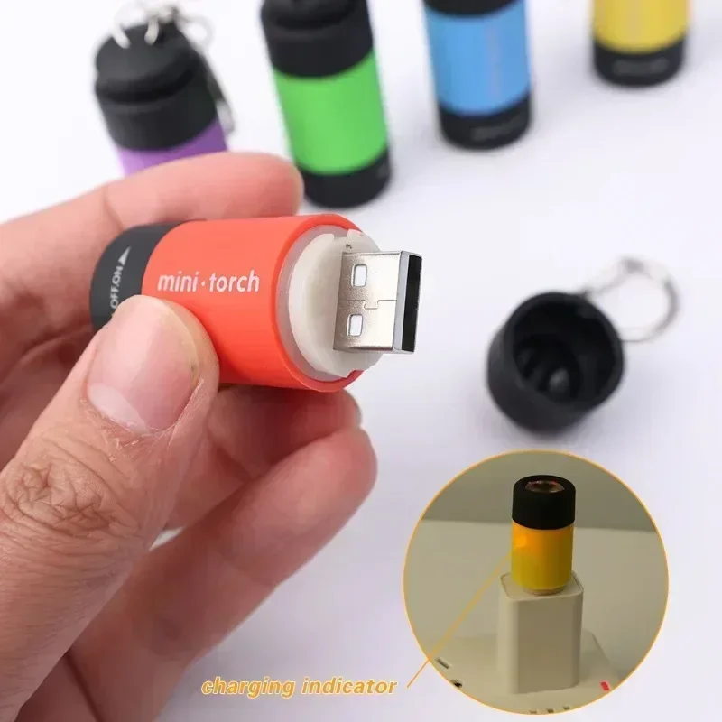 ไฟฉายพวงกุญแจ LED ชาร์จ USB ได - Outdoor Camping Decor บทวิจารณ์และราคา