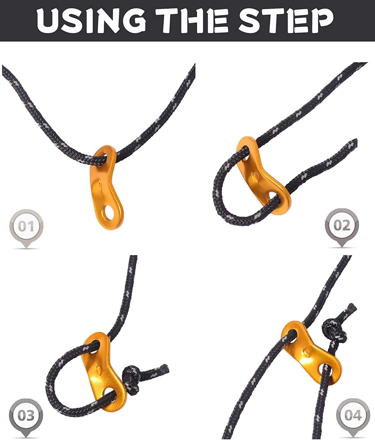 4 M สะท้อนแสง Guy Lines เต็นท์ - Outdoor Camping Extension Cord บทวิจารณ์และราคา