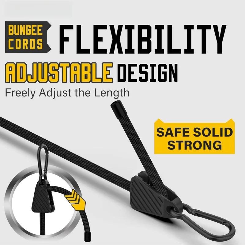 สายรัดยางยืดปรับได้ 1-6 ชิ้น พ - Outdoor Camping Extension Cord บทวิจารณ์และราคา