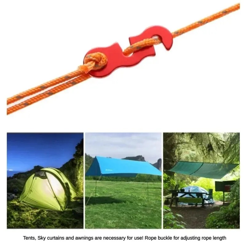 ชุดอุปกรณ์ยึดเชือกเต็นท์แบบปรั - Outdoor Camping Extension Cord บทวิจารณ์และราคา