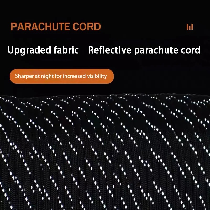 Paracord สะท้อนแสง 550 ทหาร 7  - Outdoor Camping Extension Cord บทวิจารณ์และราคา