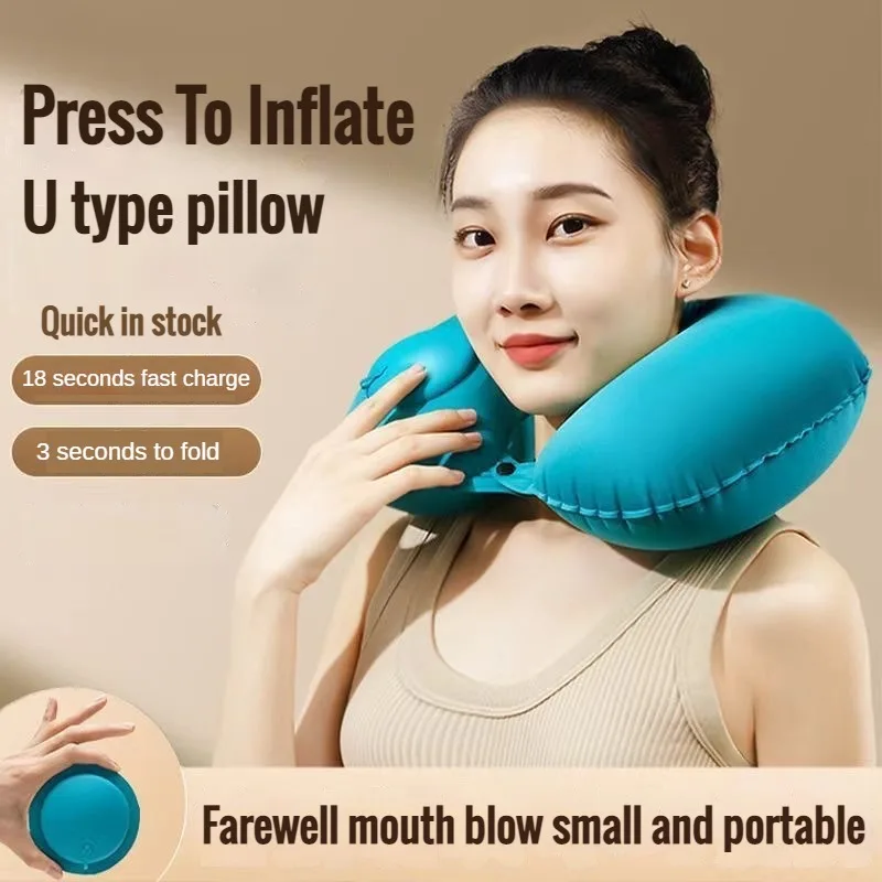 รถแบบพกพาคอป้องกัน U-รูปการบีบ - Camp Pillow Compressible บทวิจารณ์และราคา