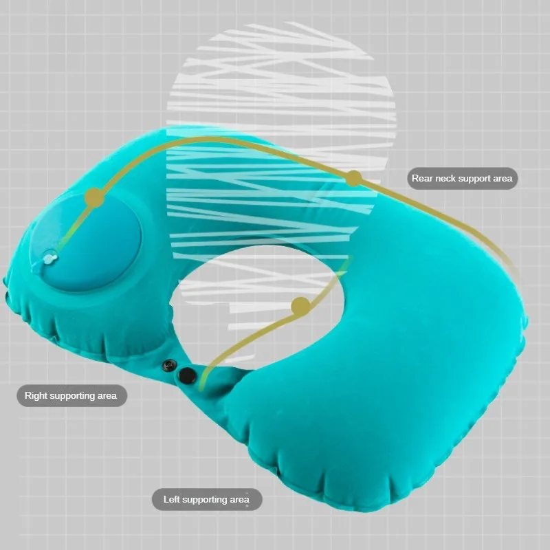 รถแบบพกพาคอป้องกัน U-รูปการบีบ - Camp Pillow Compressible บทวิจารณ์และราคา