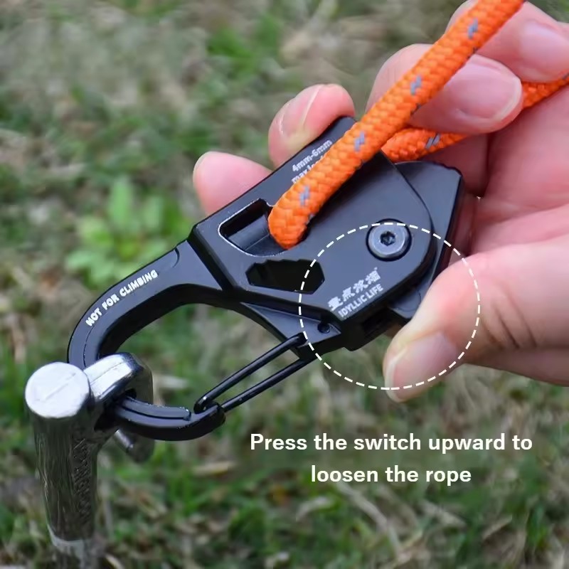 ตัวปรับความตึงเชือกเต็นท์อลูมิ - Outdoor Camping Extension Cord บทวิจารณ์และราคา