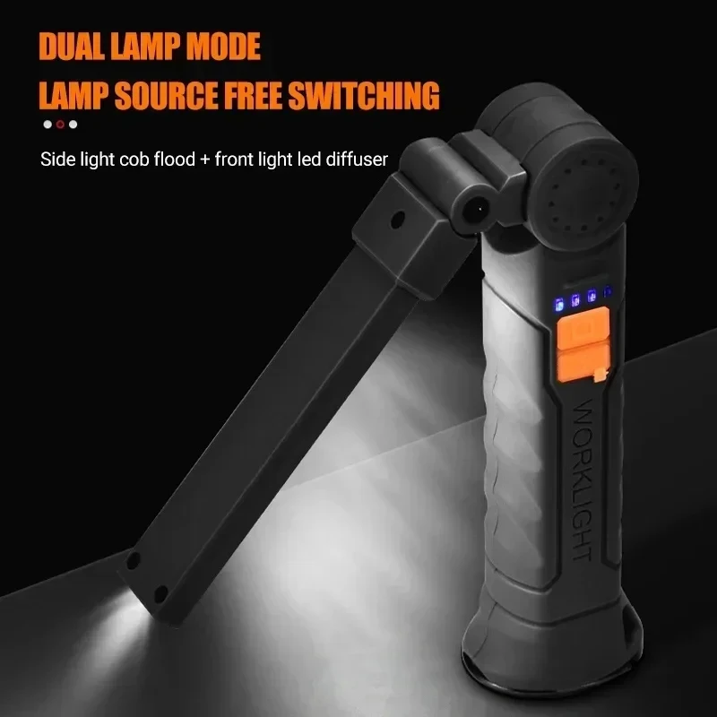 ไฟฉาย LED แบบพกพา COB ชาร์จไฟผ - Outdoor Camping Decor บทวิจารณ์และราคา