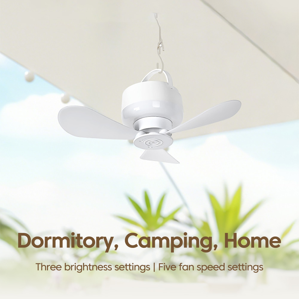 พัดลมเพดานขนาดเล็กแบบพกพาพร้อม - Outdoor Camping Gazebo บทวิจารณ์และราคา