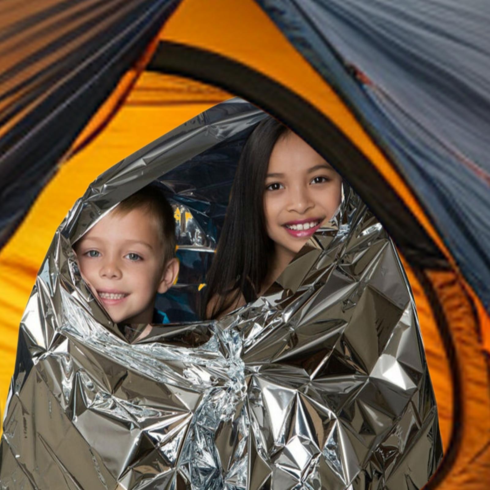 1PC ผ้าห่มฉุกเฉินกันลมกันน้ำฟอ - Outdoor Camping Essential Gear บทวิจารณ์และราคา