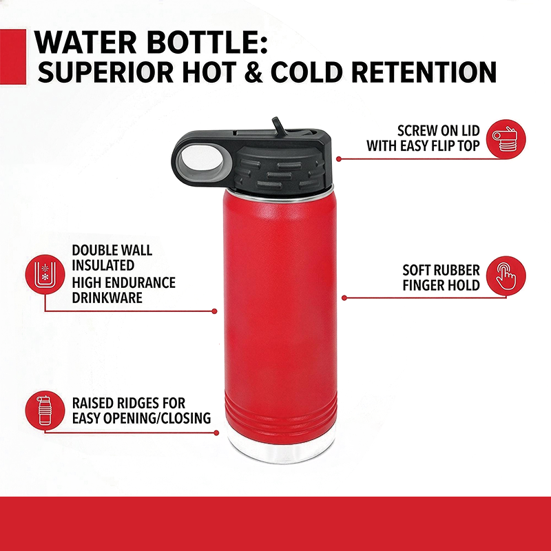 ขวดน้ำกีฬาสแตนเลสสตีลพร้อมโลโก - Outdoor Camping Items บทวิจารณ์และราคา