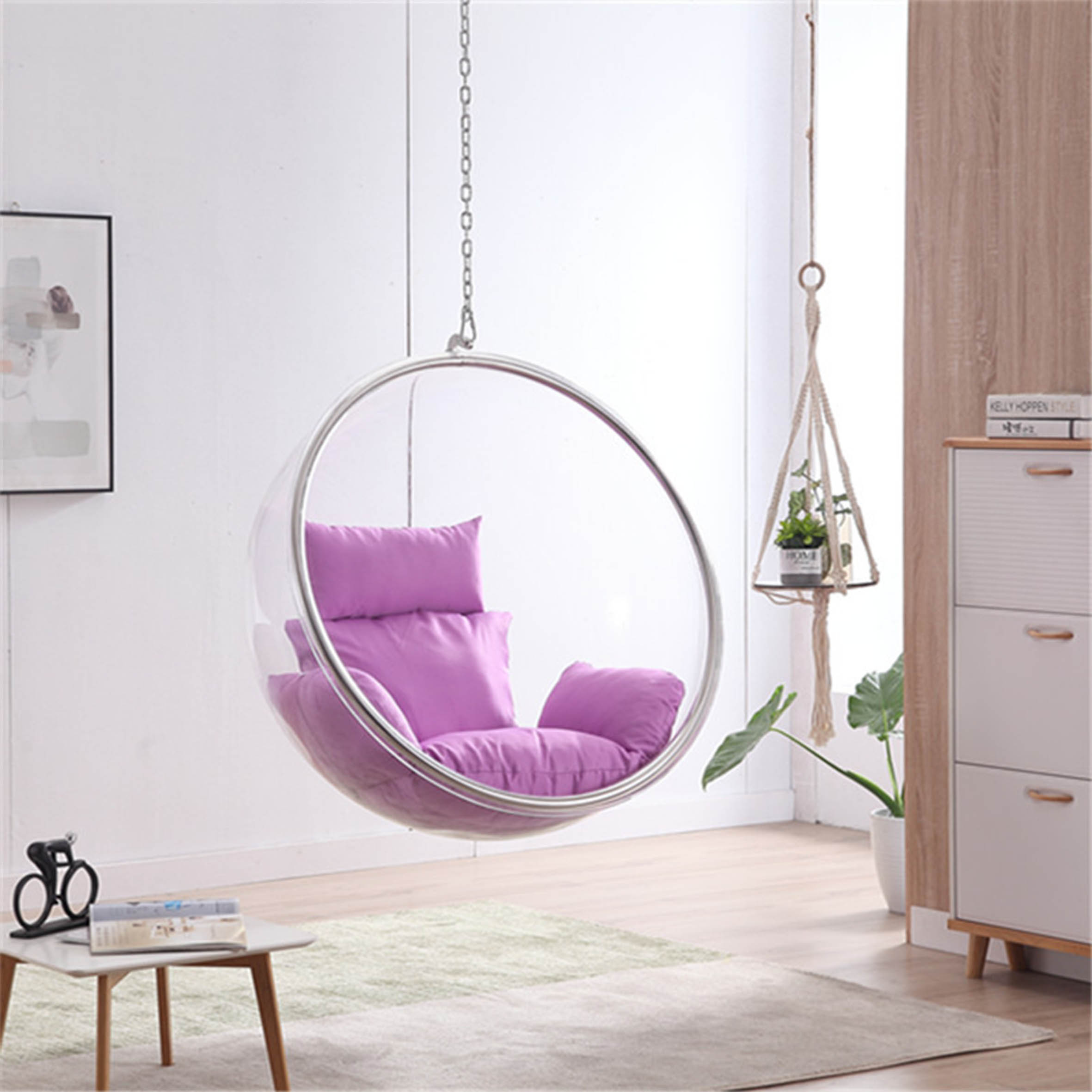 3 ที่นั่งสวนหวายเชือก Swing เก - Outdoor Camping Rocking Chair บทวิจารณ์และราคา