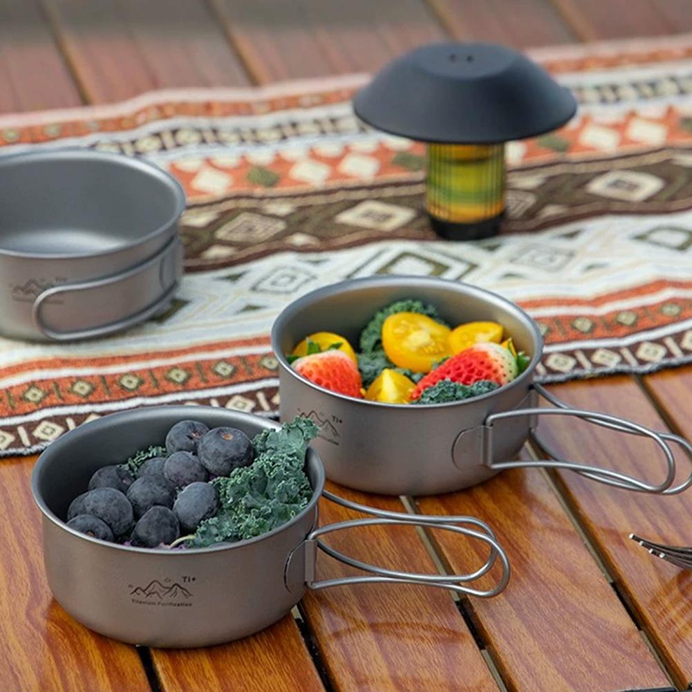 หม้อตั้งแคมป์ไทเทเนียมกลางแจ้ง - Outdoor Camping Korea บทวิจารณ์และราคา