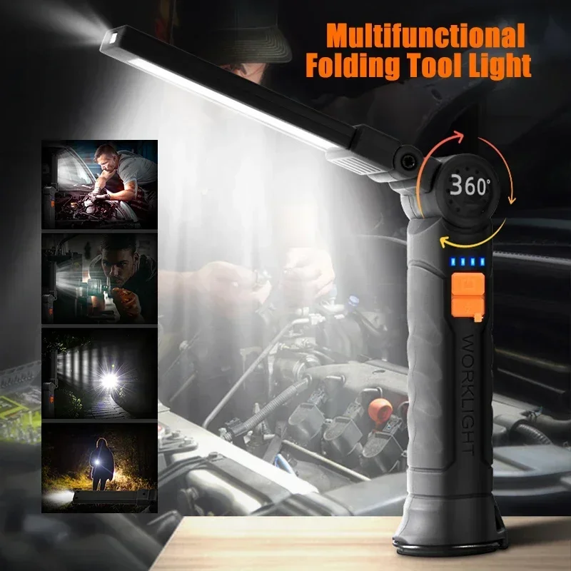 ไฟฉาย LED แบบชาร์จไฟได้พร้อมแม - Outdoor Camping Decor บทวิจารณ์และราคา