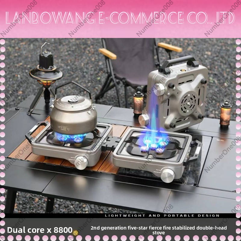 เตาแก๊สปิกนิกแบบพกพา 2 หัวเตา  - Outdoor Camping Outlet บทวิจารณ์และราคา