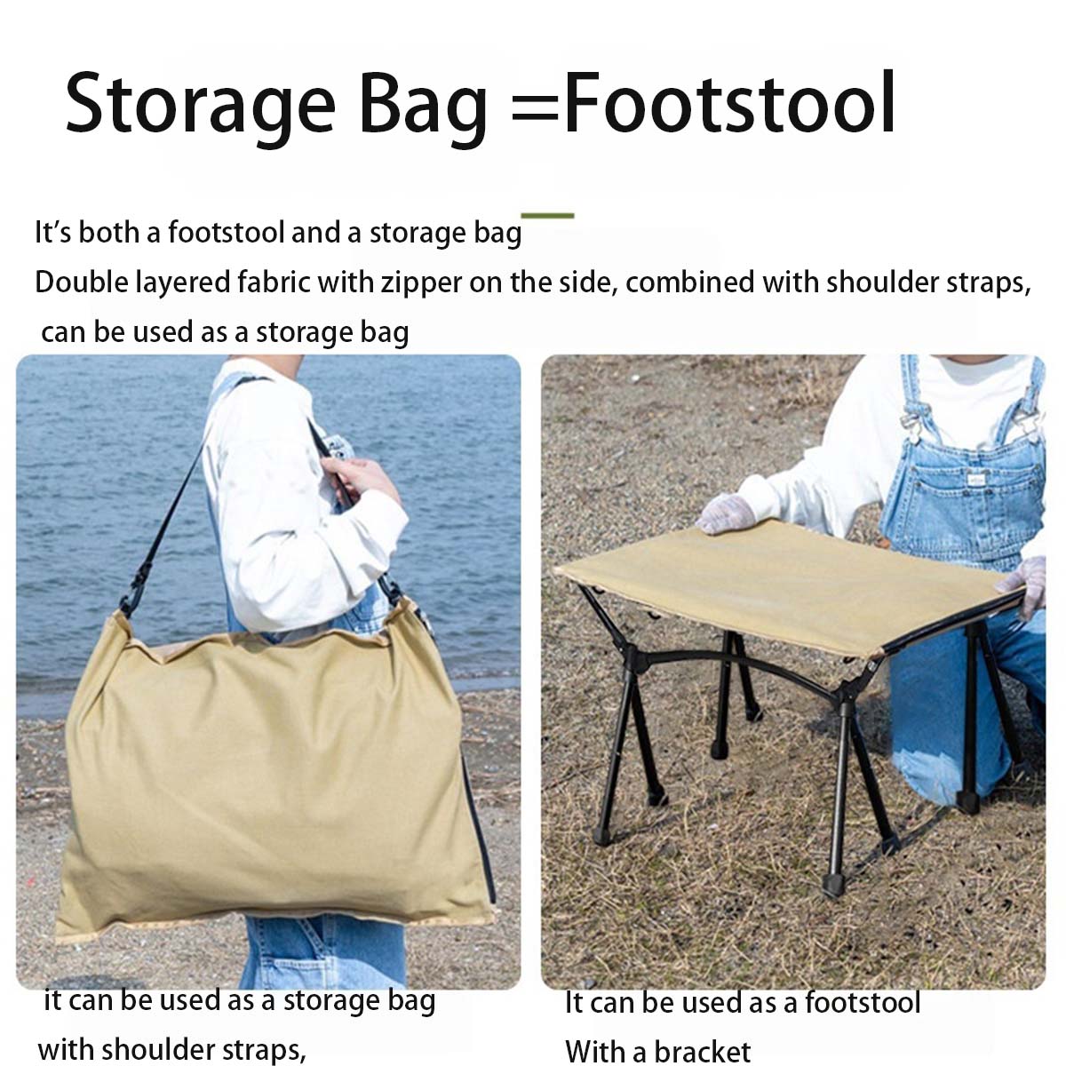 เก้าอี้แคมป์ปิ้งอเนกประสงค์แบบ - Outdoor Camping Rocking Chair บทวิจารณ์และราคา