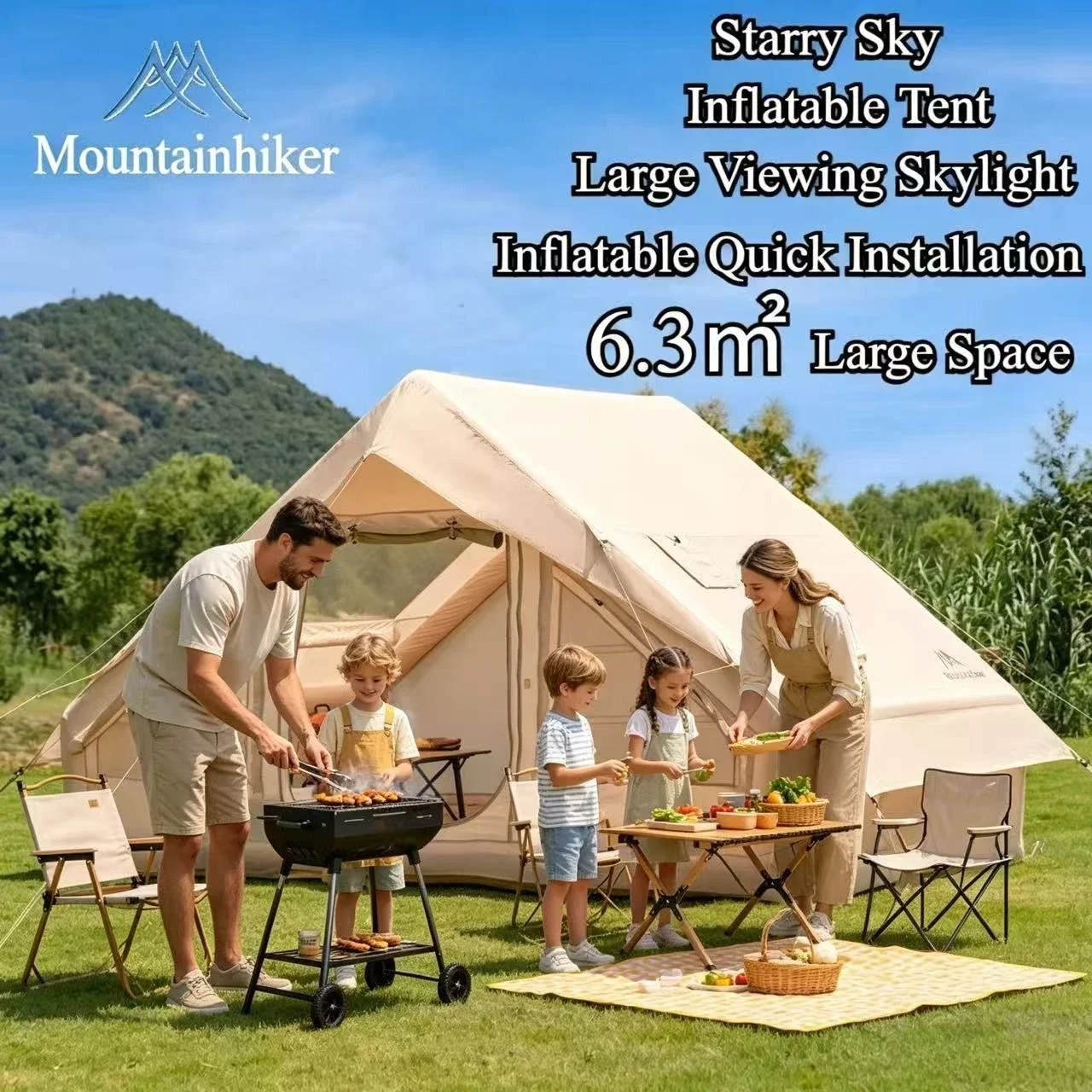 เต็นท์เป่าลมขนาดใหญ่พิเศษ MOUN - Outdoor Camping Gazebo บทวิจารณ์และราคา