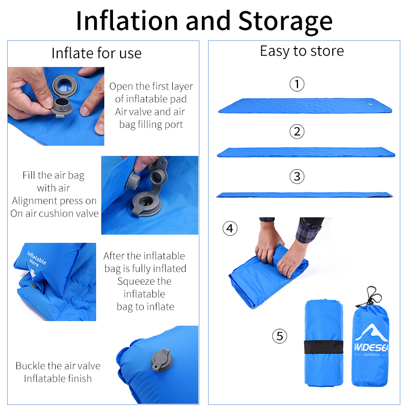 Widesea Sleeping Pad Inflatabl - Camp Pillow Compressible บทวิจารณ์และราคา