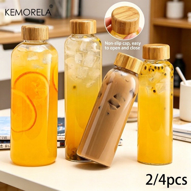 2/4PCS ขวดน้ำแก้วสำหรับเล่นกีฬ - Outdoor Camping Activities For Adults บทวิจารณ์และราคา