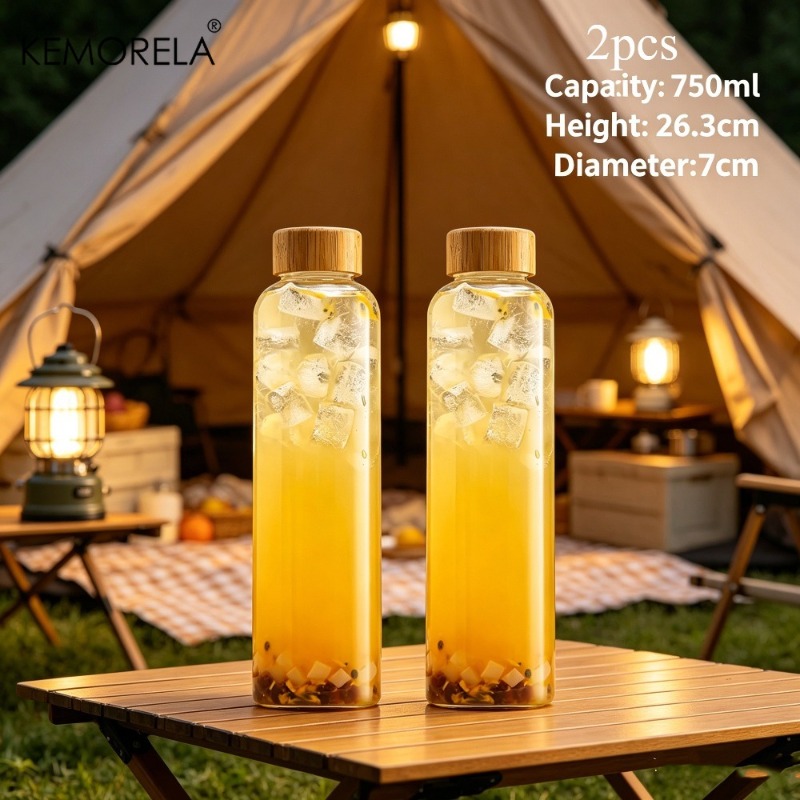 2/4PCS ขวดน้ำแก้วสำหรับเล่นกีฬ - Outdoor Camping Activities For Adults บทวิจารณ์และราคา