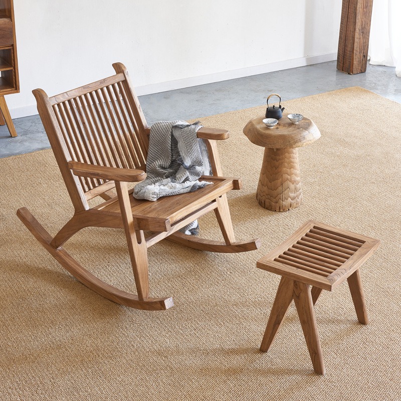 เก้าอี้พักผ่อนทรงโบราณ รุ่นซูพ - Outdoor Camping Rocking Chair บทวิจารณ์และราคา