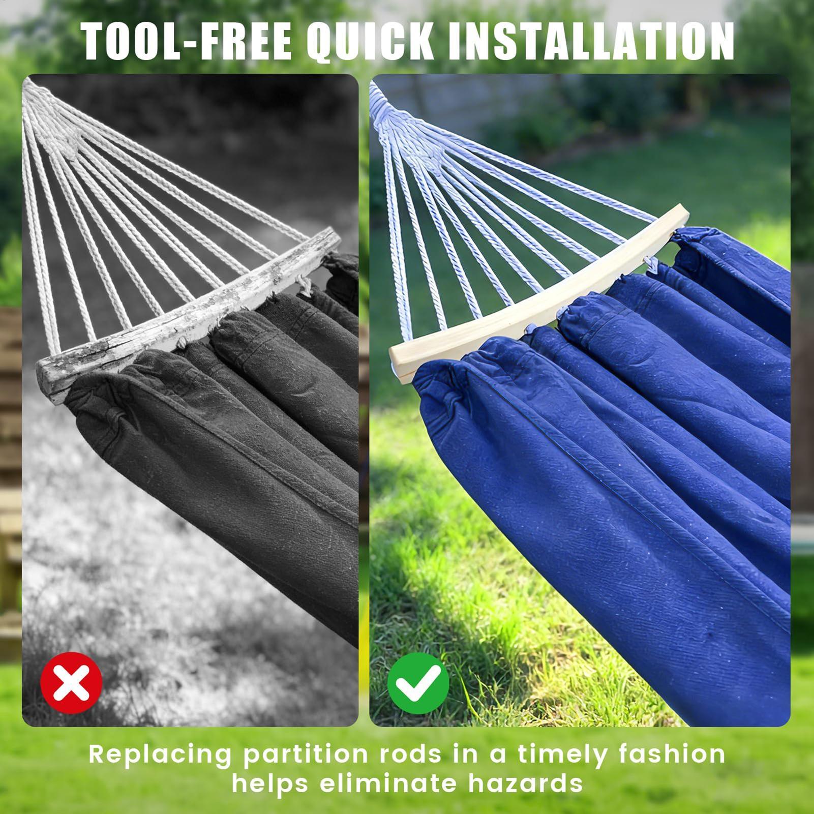 ไม้ค้ำเปลญวน 10 รู จำนวน 2 ชิ้ - Camping Hammock บทวิจารณ์และราคา