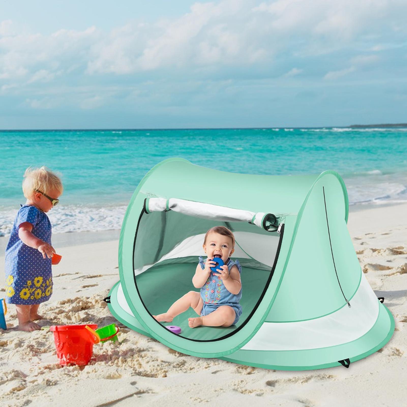 เต็นท์ชายหาดสำหรับเด็ก UPF 50  - Outdoor Camping Games For Kids บทวิจารณ์และราคา