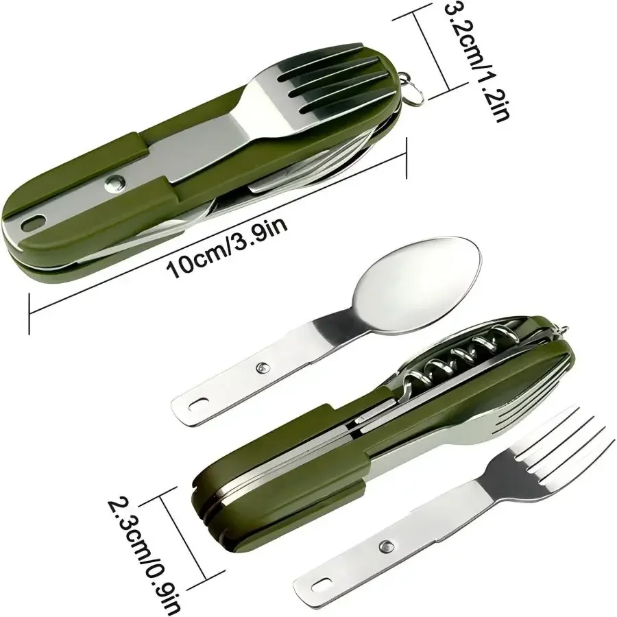 ชุดอุปกรณ์แคมป์ปิ้ง 5-in-1 สแต - Outdoor Camping Essential Gear บทวิจารณ์และราคา