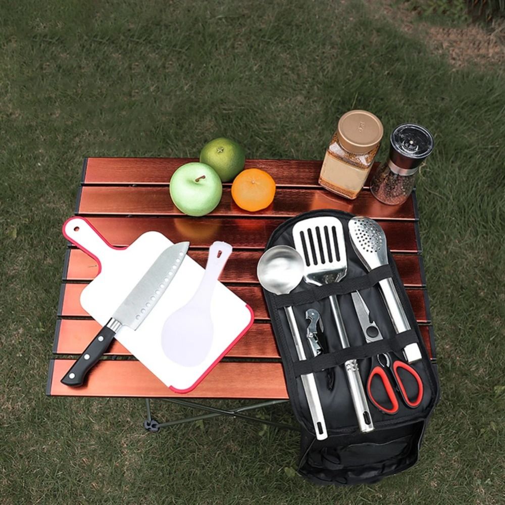 2024 ชุดอุปกรณ์ปิกนิกกระเป๋าเก - Outdoor Camping Dining Set บทวิจารณ์และราคา