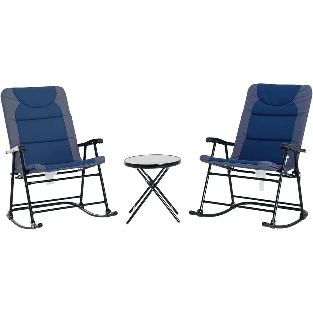 ชุดเฟอร์นิเจอร์ลานกลางแจ้ง 3 ช - Outdoor Camping Rocking Chair บทวิจารณ์และราคา