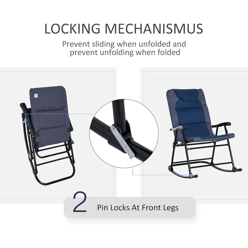 ชุดเฟอร์นิเจอร์ลานกลางแจ้ง 3 ช - Outdoor Camping Rocking Chair บทวิจารณ์และราคา